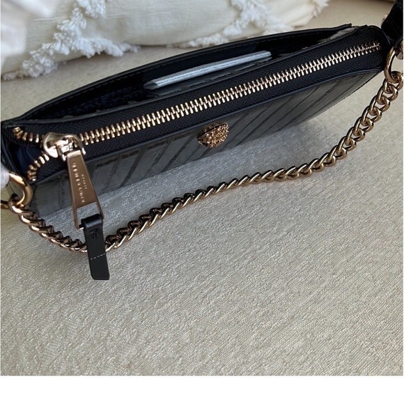 KURT GEIGER LONDON NWT Patent leather Shoreditch Shoulder Pochette Bag - Picture 13 of 16